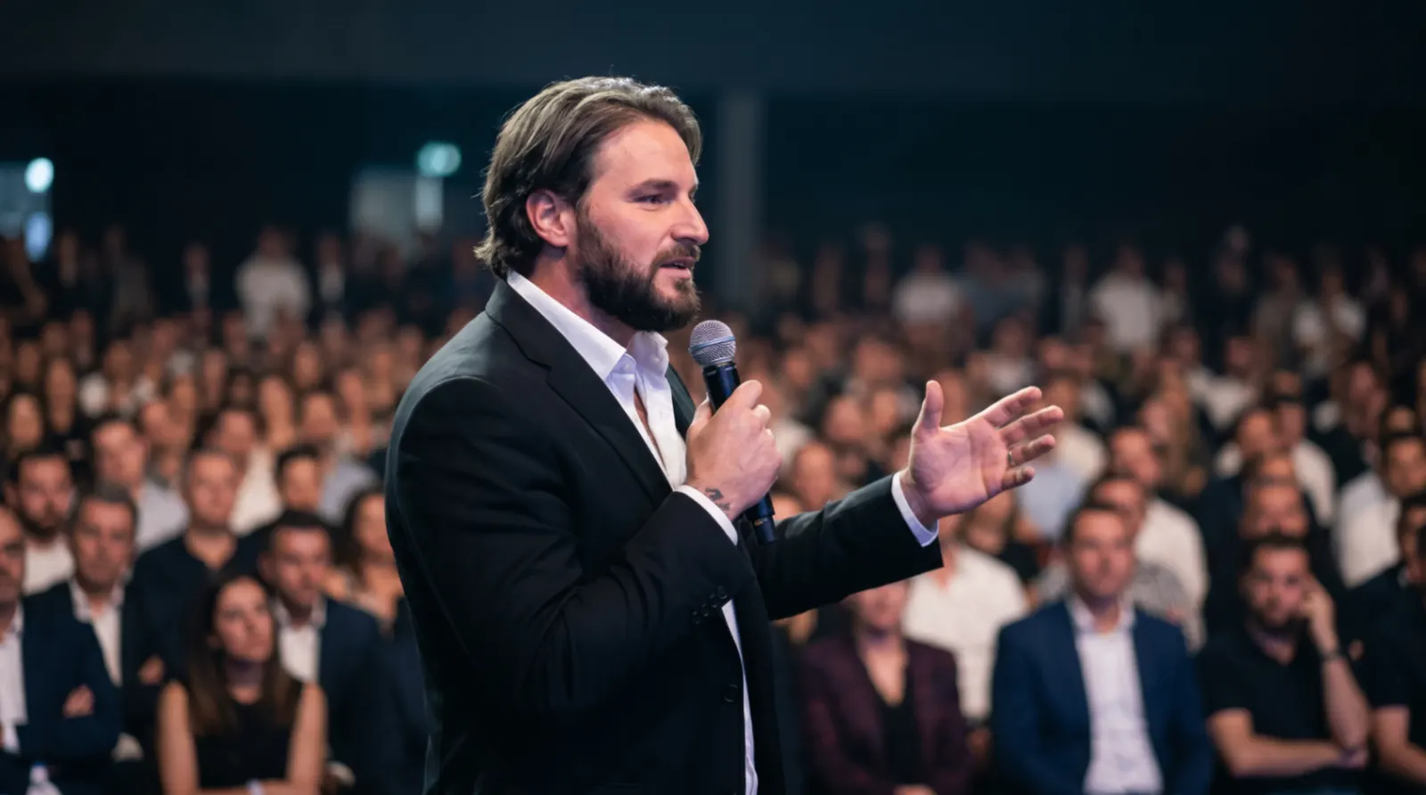 Alessio Vinassa on stage